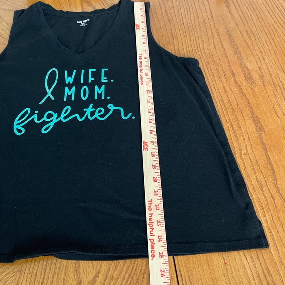 Old Navy Tank Top Black Women Sz XL TALL slightly used - Picture 5 of 8